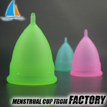 Coupe menstruelle en silicone réutilisable douce et sûre